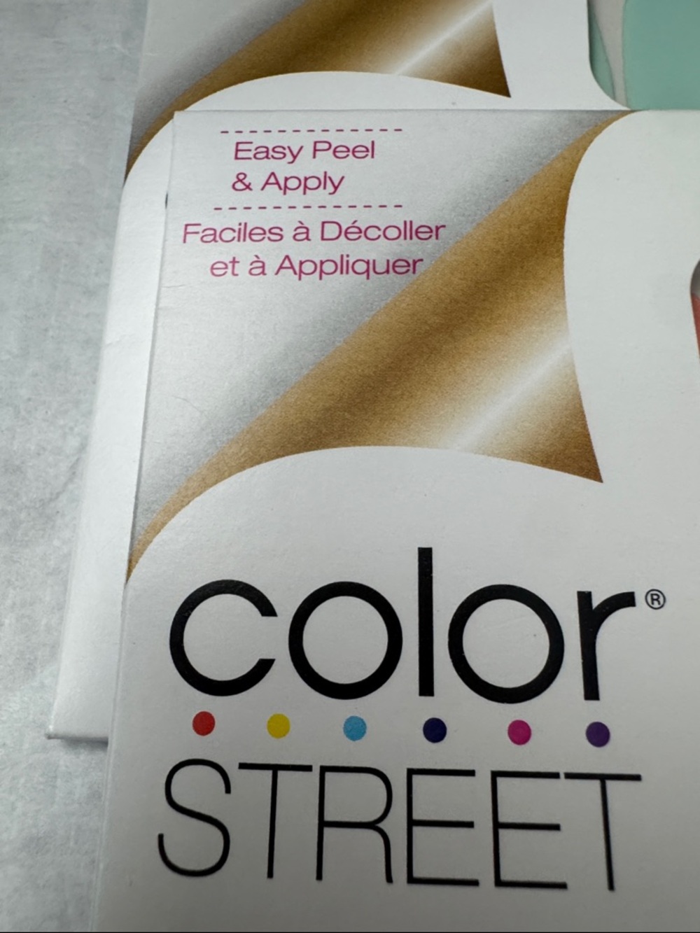Color Street nail polish strips, amethyst mist, FMD002 purple metallic 16pcs NIP - Picture 4 of 10